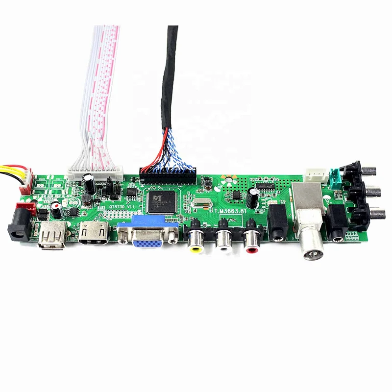 HD MI VGA AV USB ATV DTV LCD Controller Board work for 21.5inch 1920x1080: MT215DW02 V0 CLAA215FA04 V1 M215HW01 V6 CLAA215FA04-K