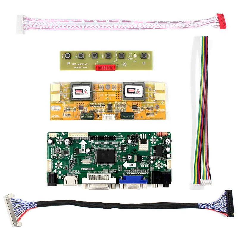 HD MI+VGA+AV+Audio TFT LCD controller board support lcd panel with 1920*1080 for  TFT lcd controller board