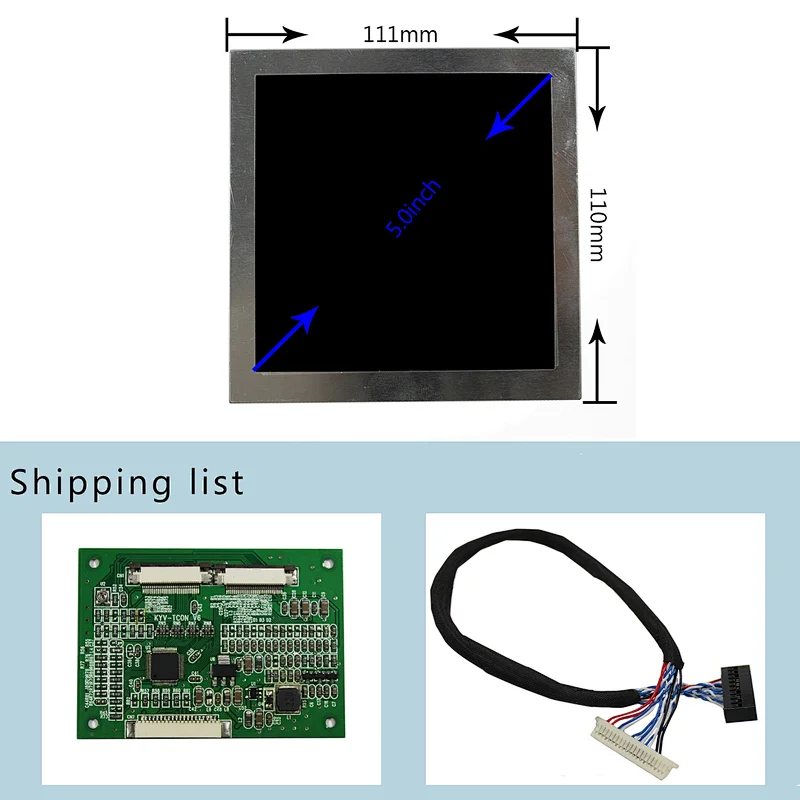 5inch PD050OX5 480x480  LCD Screen 5