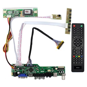 HD MI VGA AV USB LCD Controller Board For 15.4