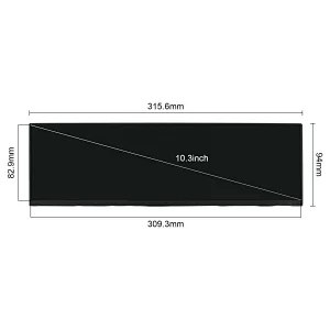12.6inch NV126B5M-N41 1920X515 LCD Screen 12.6
