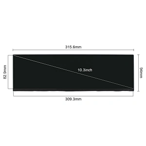 12.6inch NV126B5M-N41 1920X515 LCD Screen 12.6