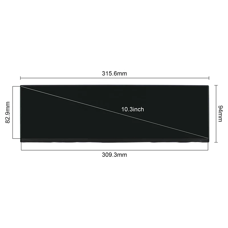 12.6inch NV126B5M-N41 1920X515 LCD Screen 12.6