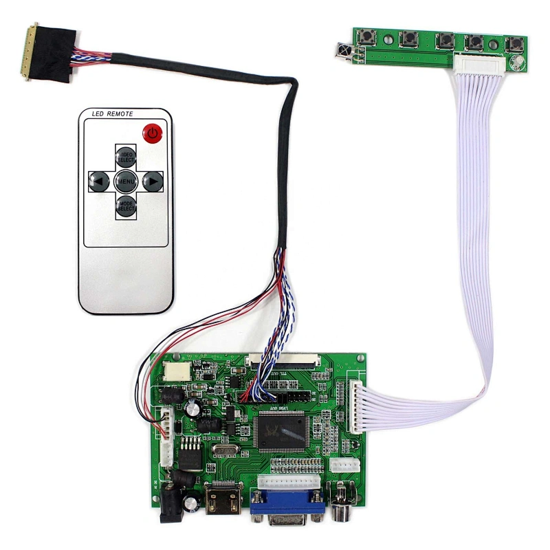 HD MI VGA 2AV LCD Board Work for 40pin LVDS Interface LCD Screen HSD101PWW1-A00