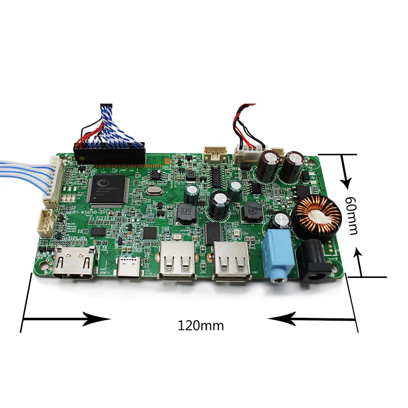 HD-MI Type-C USB AUDIO LCD Controller Board Compatible with 21.5inch 23inch 23.6inch 27inch 1920x1080 LCD screen HM215WU1-500