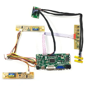 HD MI DVI VGA AUDIO LCD Control Board Work for 14.1inch 15.4inch 1280x800 LVDS Interface LCD Display Screen