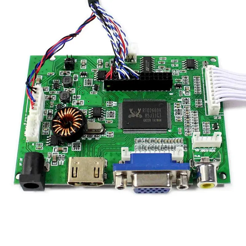 HDMI VGA 2AV LCD Board Work for LVDS Interface 7inch/10inch 1280x800  LCD Screen