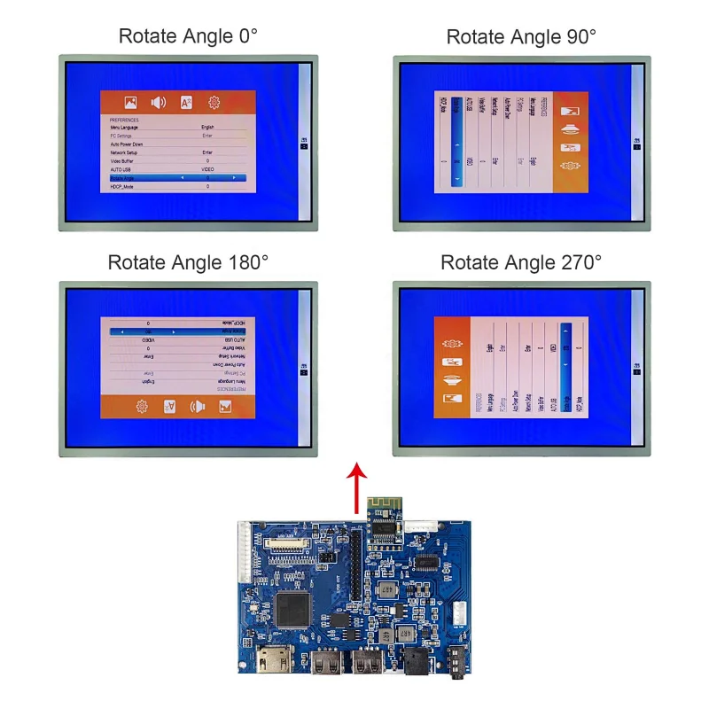 18.4inch IPS CLAA184FP01 1920X1080  LCD Screen with HD-MI USB Android LCD Controller Board