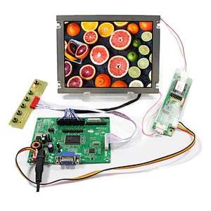 6.5" T-51750GD065J-FW  640X480 LCD Screen 6.6inch Backlight  2CCFL LCD Display with VGA LCD Controller Board