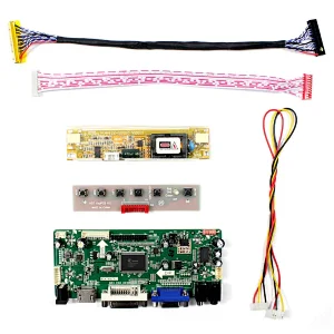 HDMI VGA DVI LCD Controller Board For 15.4