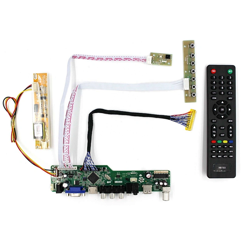 tv circuit boards work for 15.4inch 17inch 1680x1050 30Pin lcd Panel