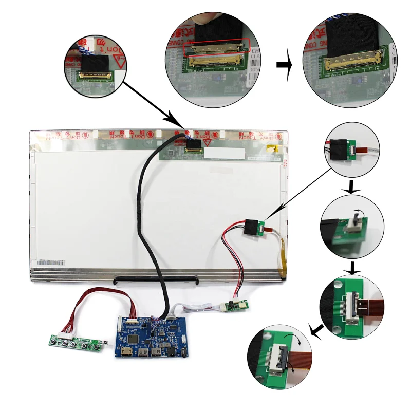 18.4inch IPS CLAA184FP01 1920X1080  LCD Screen with HD-MI USB Android LCD Controller Board