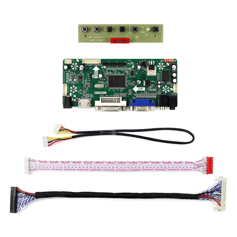 HD MI DVI VGA AUDIO LCD Board Work for LVDS Interface 21.5inch/24inch 1920x1080 LCD Screen