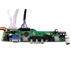 HD MI VGA AV USB LCD Controller Board For 15.4