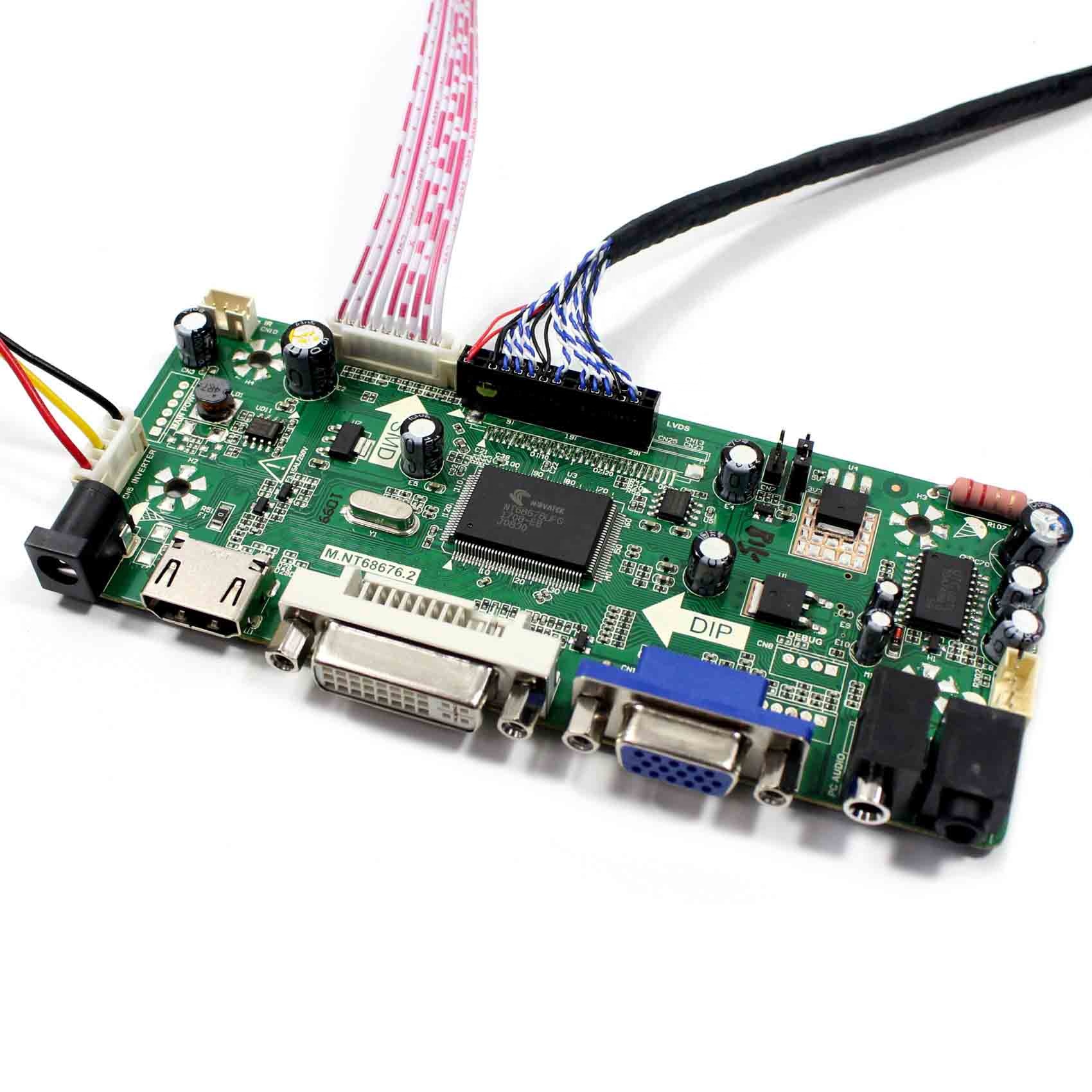 HDMI VGA AV USB LCD Controller Board For 15.4" TX39D30VC1GAA 1280x800 LCD Panel 