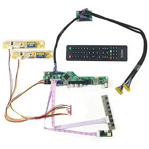 HD MI VGA AV USB RF TV Board Work for 15.4" LP154WP1 17inch B170PW03 1440X900 LVDS  TFT LCD Module