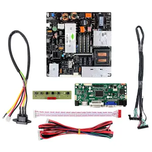 HD MI VGA DVI LCD Controller Board M.NT68676 for 42 inch 1920x1080 LC420EUN with Power Supply Board For Backlight MP118TFL42