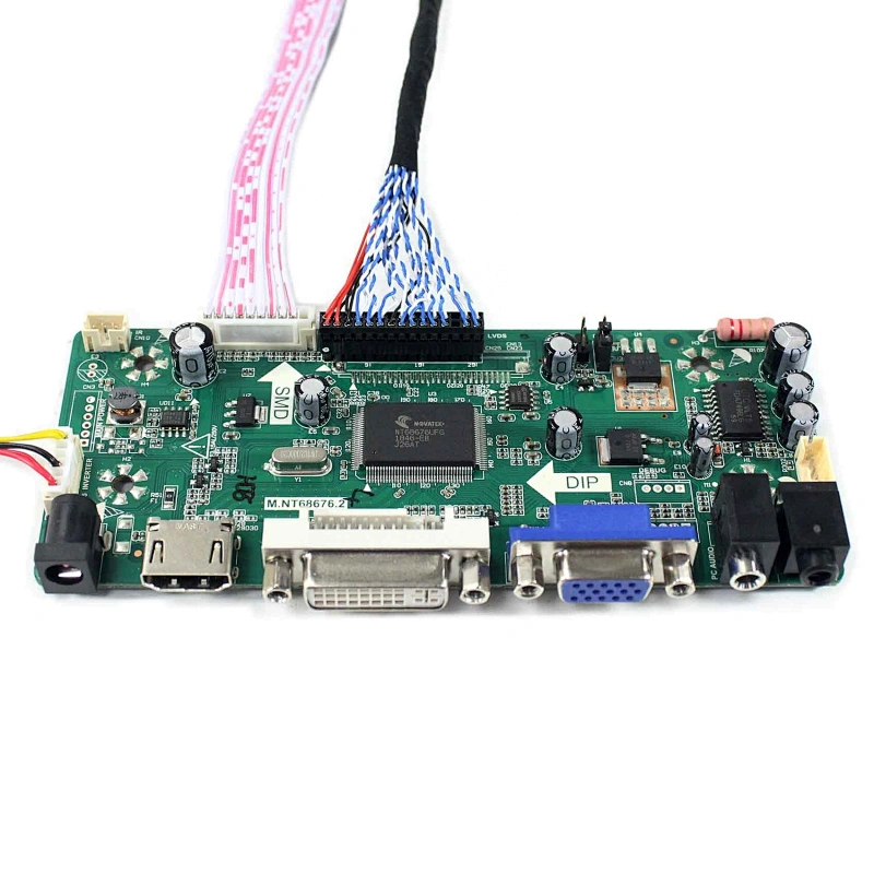 HD MI DVI VGA AUDIO LCD Board Work for LVDS Interface 21.5inch/24inch 1920x1080 LCD Screen