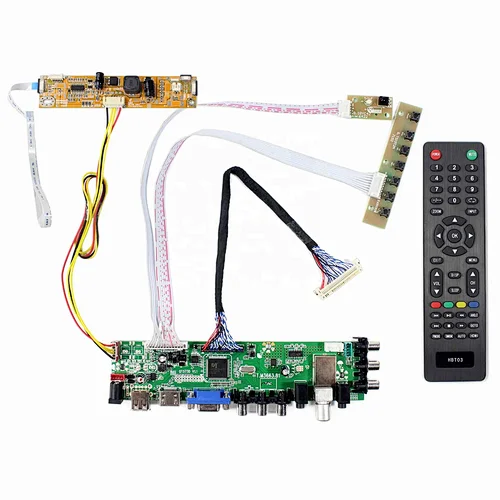 HD MI VGA AV USB ATV DTV LCD Controller Board T.M3663.81 for 22inch 1680x1050:  LM220WE5-TLA1 lcd panels