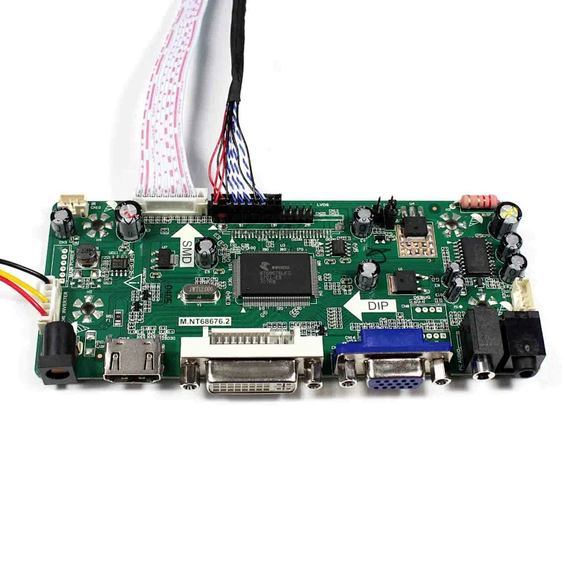 HD MI DVI VGA AUDIO LCD Board Work for 22inch 1680x1050 LVDS Interface LCD Screen