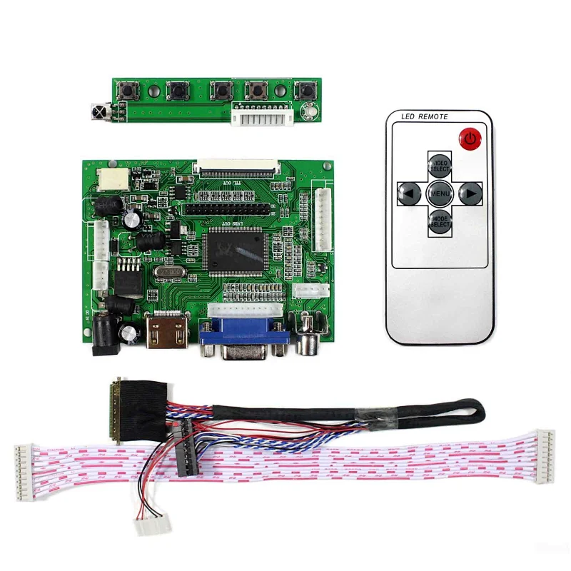 HD MI VGA 2AV LCD Board Work for 40pin LVDS Interface LCD Screen HSD101PWW1-A00