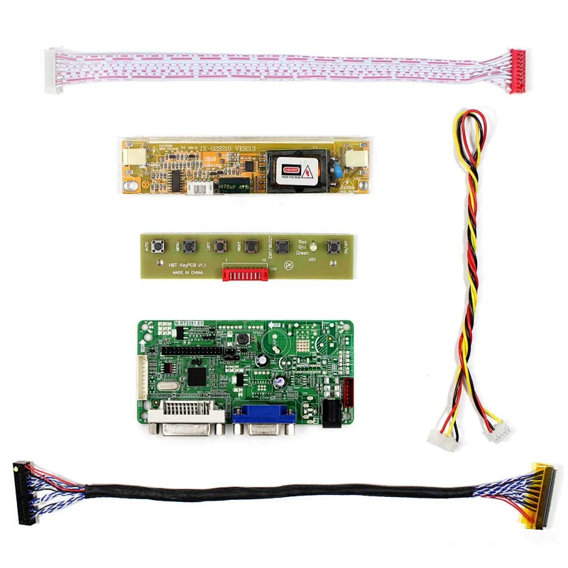 DVI VGA LCD Board Work for LVDS Interface 17inch 1440x900 B170PW02 V0 B170PW04 V0 B170PW07 V0 B170PW07 V1  LCD Screen