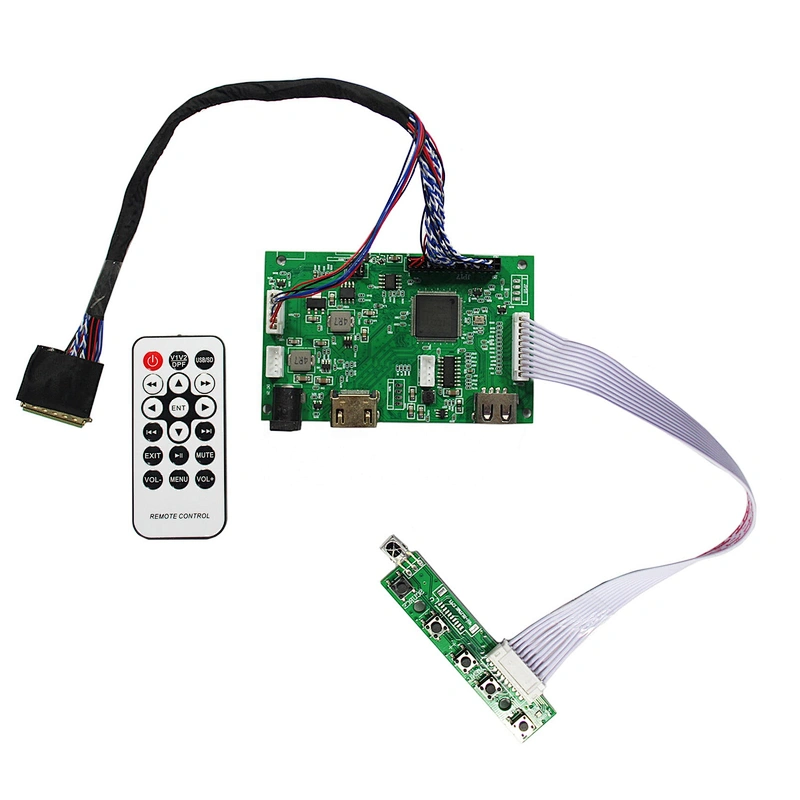 HD-MI.USB LCD Controller Board for 30Pin LVDS 15.6inch 17inch 1920x1080 B156HW01 V.0/V.4/V.7 B156HW02  LP173WF1 N173HGE-L21