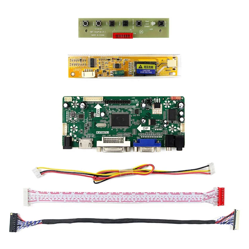 HD MI DVI VGA AUDIO LCD Board Work for LVDS Interface 12.1inch/ 13.3inch 1280x800 LCD Screen