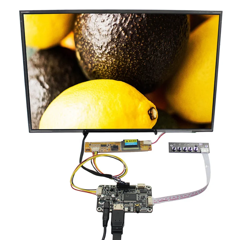 15.4inch 1280X800 LVDS 30 pins LCD Screen with HD-MI LCD Controller Board