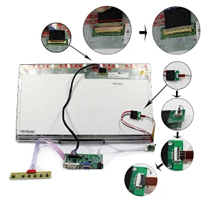 18.4inch CLAA184FP01 1920X1080  Full Viewing Angle LCD Screen with DVI VGA LCD Controller Board