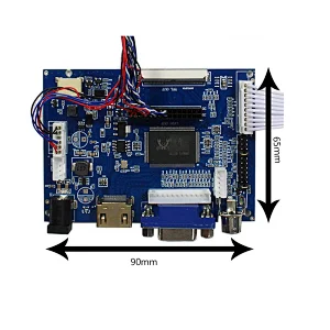 HDMI VGA 2AV LCD Controller Board Work With 10.1inch 1024x600 LTN101NT02  B101AW03  N101L6  BT101IW03  CLAA101BN01  HSD101PFW2