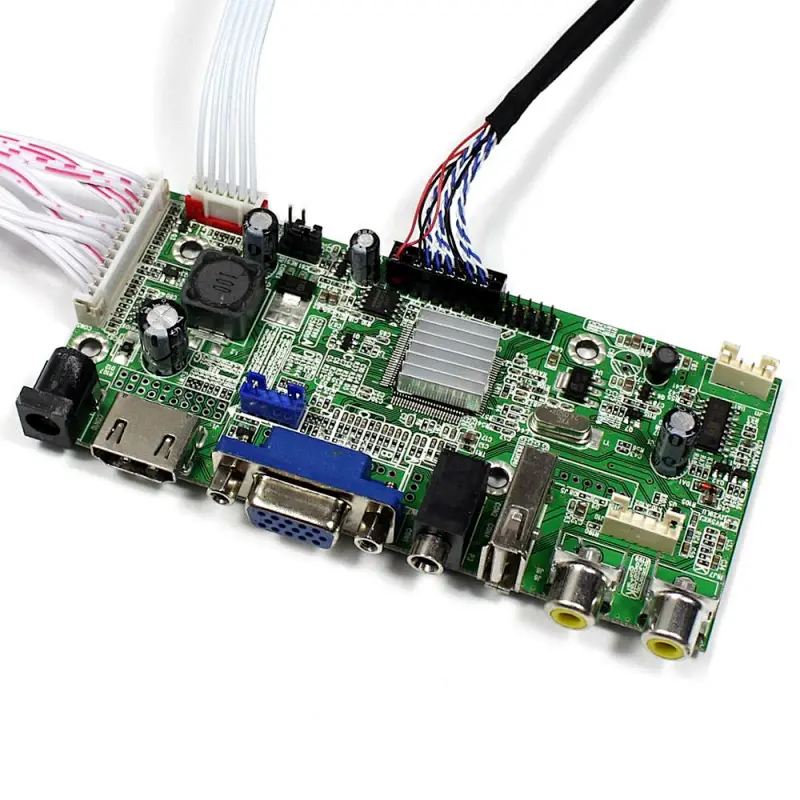 USB LCD Controller board V59 with 10.4inch LCD panel replacement G104SN03 V1 lcd controller circuit board