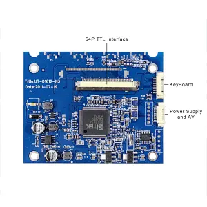 2AV LCD Controller Board Work for 54Pin TTL LQ035NC111 TFT-LCD Screen Panel lq035nc111 av lcd controller board LCD Driver Board LCD Controller Board