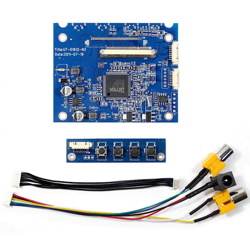 2AV LCD Controller Board Work for 54Pin TTL LQ035NC111 TFT-LCD Screen Panel lq035nc111 av lcd controller board LCD Driver Board LCD Controller Board