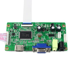 HDMI VGA LCD Controller Board work with EDP 30Pin 1366x768 11.6inch 13.3inch 14inch 15.6inch N116BGE-E42 NT116WHM-N21 N133BGE-EB1 B133XTN01.6 B140XTN03.3 LP140WH2-TPTH B156XTN03.3 N156BGE-E31 1366x768 lcd