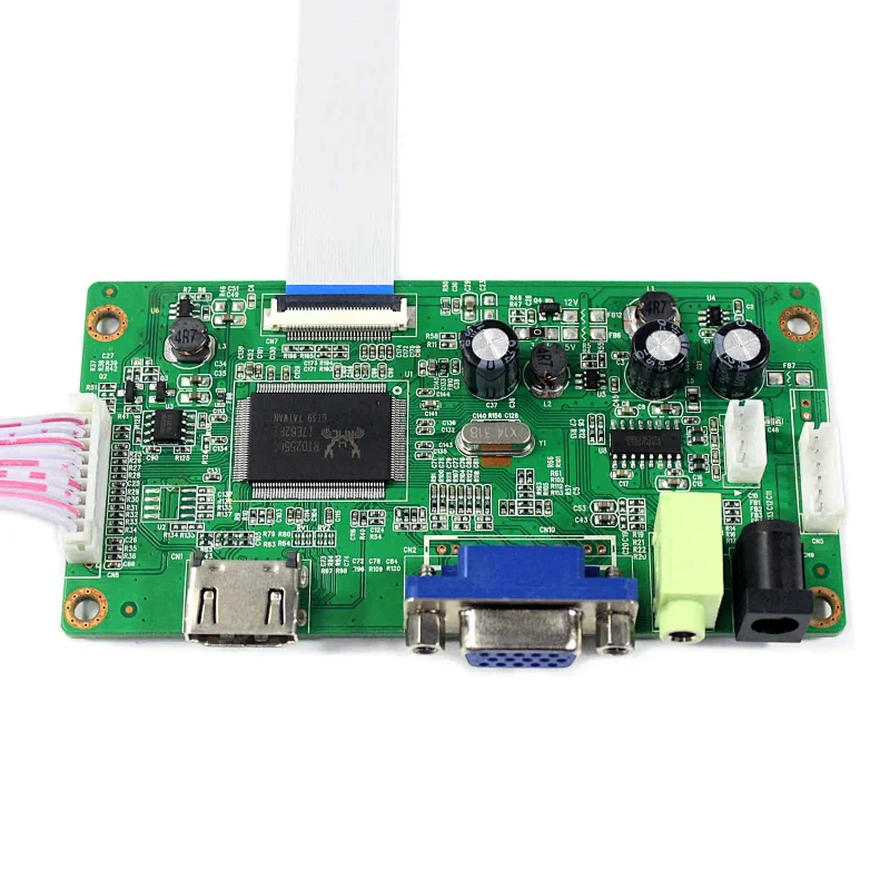 HDMI VGA LCD Controller Board work with EDP 30Pin 1366x768 11.6inch 13.3inch 14inch 15.6inch N116BGE-E42 NT116WHM-N21 N133BGE-EB1 B133XTN01.6 B140XTN03.3 LP140WH2-TPTH B156XTN03.3 N156BGE-E31 1366x768 lcd