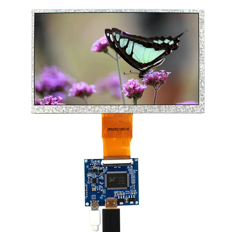 7inch VS007T-006A 1024x600 LCD Screen With HDMI-mini LCD Controller Board 7inch 1024x600 hdmi controller board 7inch screen screen and controller board