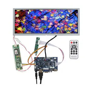 12.3inch Stretch Bar Screen LQ123K1LG03 1280X480 TFT-LCD Screen with HDMI USB VGA LCD Controller Board