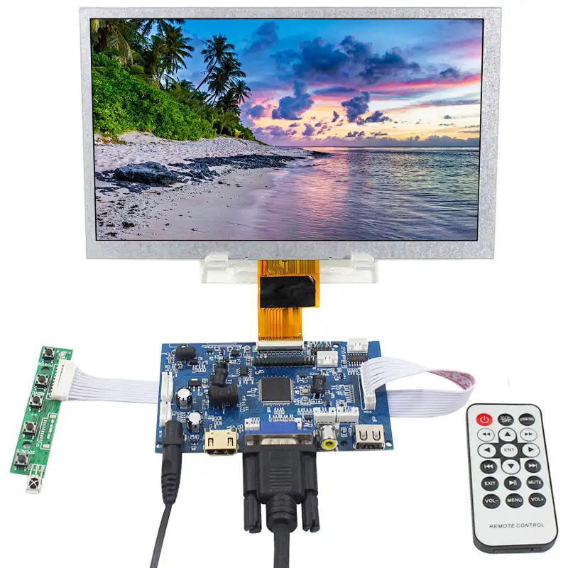 8inch ZJ080NA-08A 1024X600 LCD Screen with HDMI VGA+2AV LCD Controller Board 8inch ZJ080NA-08A 1024X600 hdmi lcd controller board hdmi controller board hdmi controller for lcd lcd controller hdmi