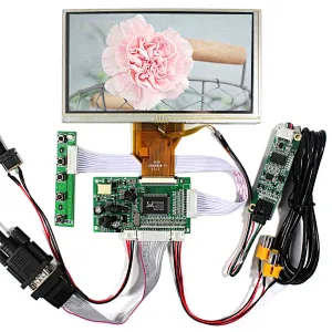 6.5inch AT065TN14 800X480 LCD Screen 4-Wire Resistive Touch Panel with VGA+2AV LCD Controller Board