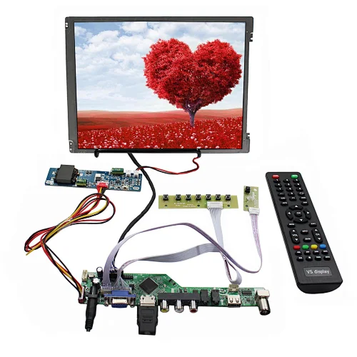 10.4inch 800X600 1000nit High Brightness LCD Screen With HDMI VGA AV USB RF LCD Controller Board