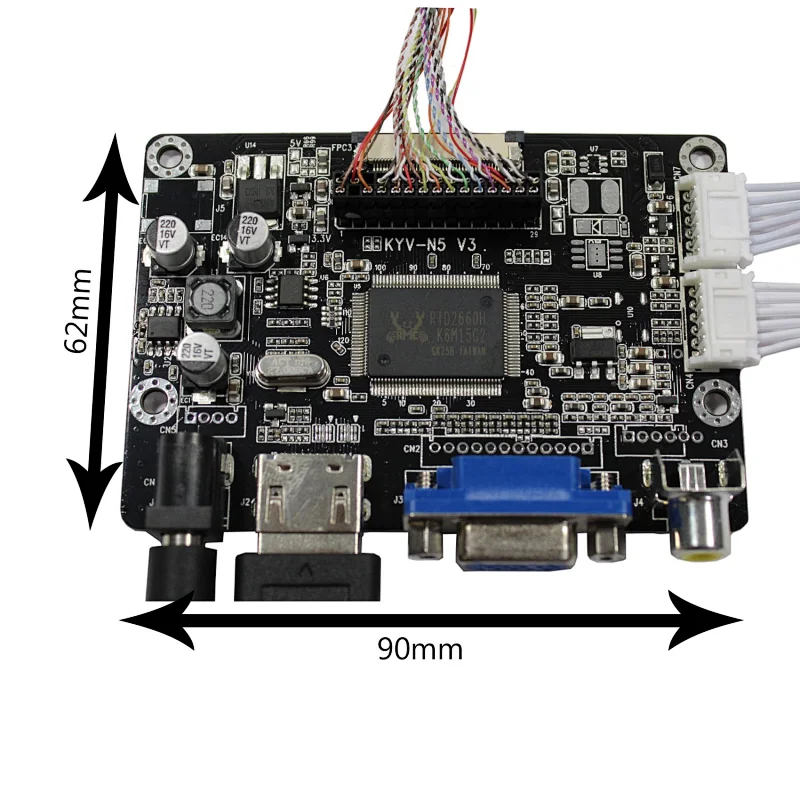 12.3 inch IPS HSD123KPW1 1920X720 Stretch Bar Screen TFT-LCD Screen With HD-MI VGA AV LCD Controller Board
