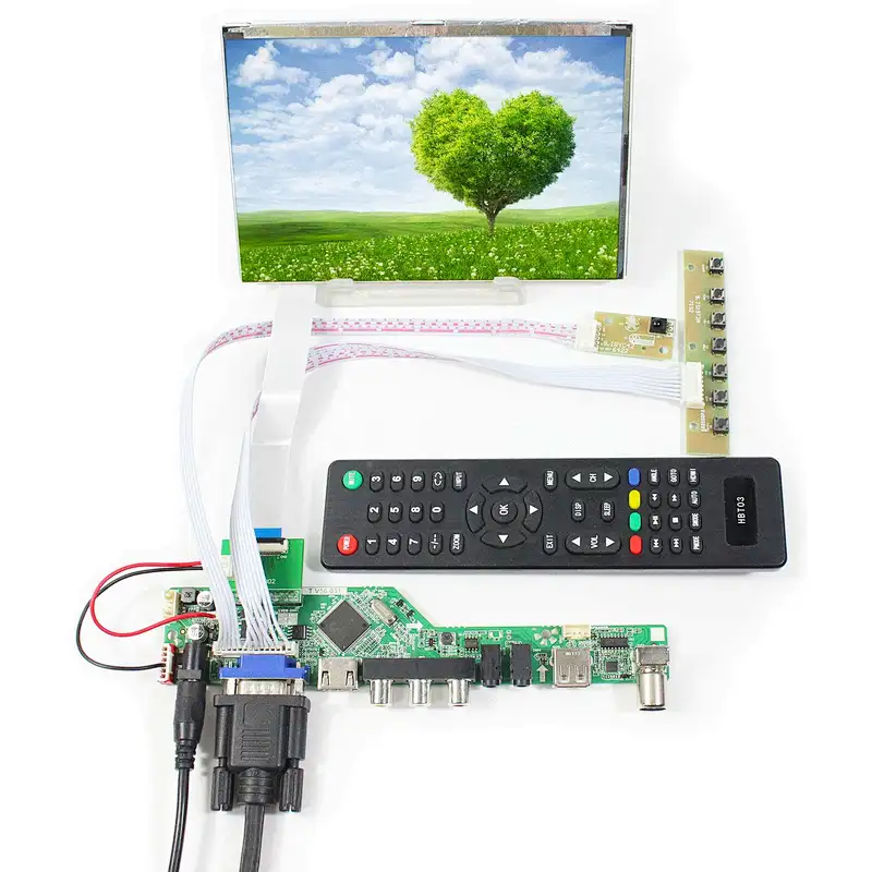 7inch HSD070PWW1-B00/B01 1280X800 TFT-LCD Screen With HDMI VGA AV USB RF LCD Controller Board
