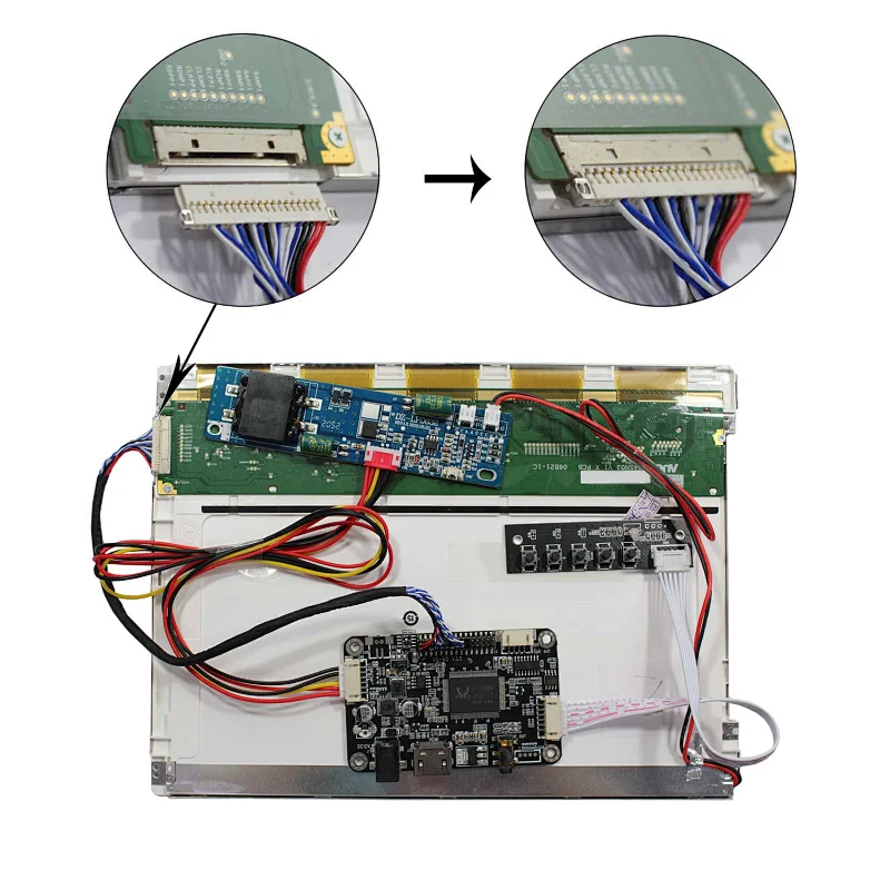 10.4inch 800X600 1000nit High Brightness LCD Screen With HDMI Audio LCD Controller Board