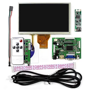 7inch AT070TN90 800X480 TFT-LCD With 4-Wire Resistive Touch Panel + HDMI VGA+2AV LCD Controller Board