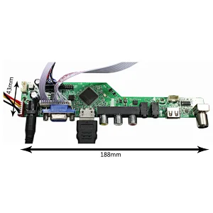 10.4inch 800X600 1000nit High Brightness LCD Screen With HDMI VGA AV USB RF LCD Controller Board