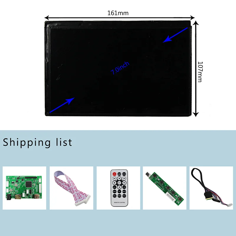 7inch TFT-LCD N070ICG-LD1 1280X800 Screen With HD-MI LCD Driver Board 7inch 1280x800 7inch N070ICG-LD1 1280X800 1280x800 lcd 7inch lcd