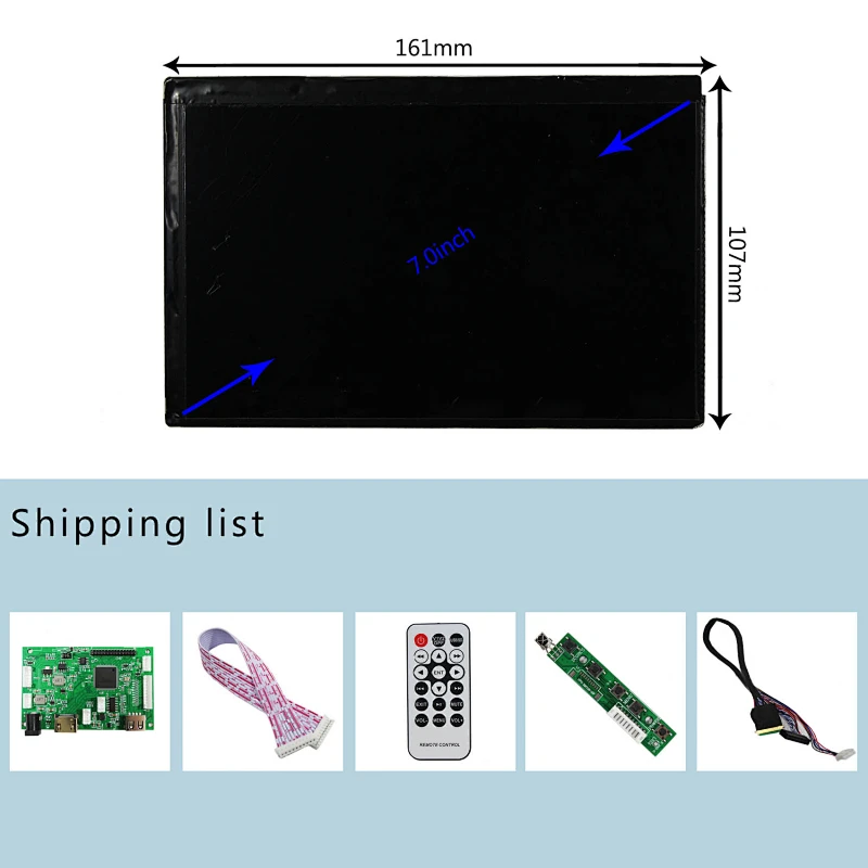 7inch TFT-LCD N070ICG-LD1 1280X800 Screen With HD-MI LCD Driver Board 7inch 1280x800 7inch N070ICG-LD1 1280X800 1280x800 lcd 7inch lcd