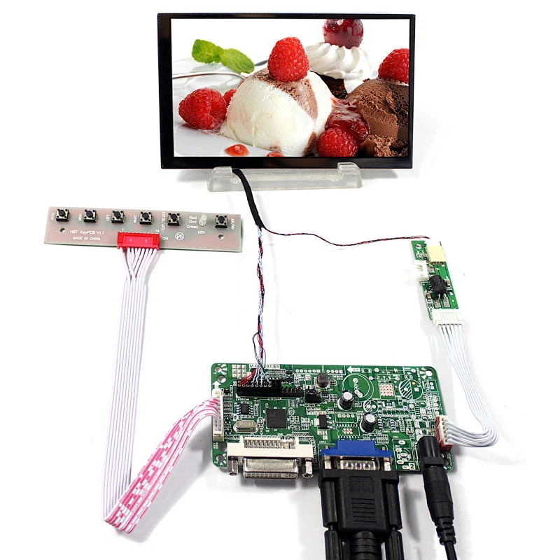 5.6inch LTD056ET3A 1024X600 16:9 TFT-LCD Screen With VGA+DVI LCD Controller Board