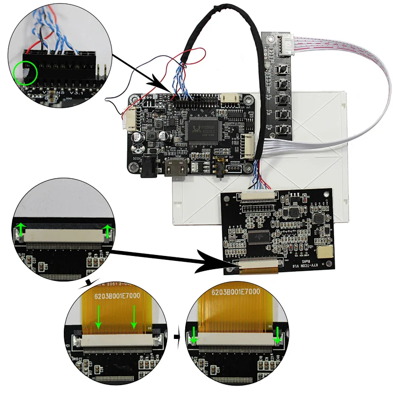 5 inch TFT-LCD ZJ050NA-08C 640×480 Screen With HD-MI Audio LCD Controller Board 5inch 640x480 5 inch lcd screen 5 inch lcd screen with controller board lcd tft screen 5 inch hdmi controller board for lcd